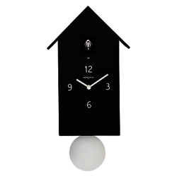 Diamantini & Domeniconi Meridiana Cuckoo Clock, H30 x W14.5 x D10cm Black